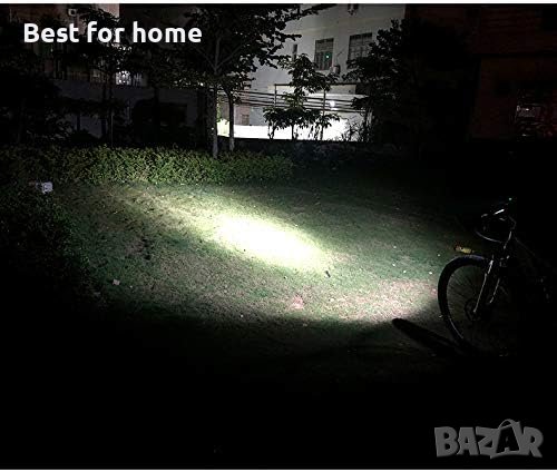 USB Мощен фар, акумулаторна светлина за велосипед + задна светлина за велосипед, снимка 4 - Аксесоари за велосипеди - 41476291