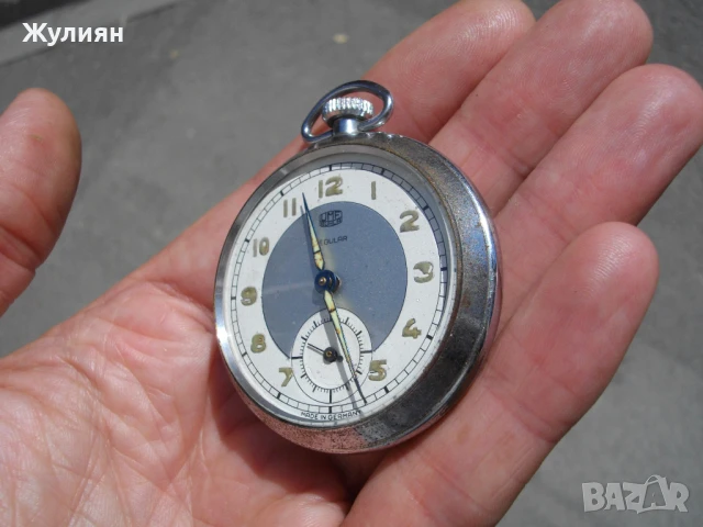 КОЛЕКЦИОНЕРСКИ ДЖОБЕН ЧАСОВНИК UMF RUHLA REGULAR , снимка 3 - Антикварни и старинни предмети - 51142246