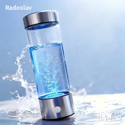Иновативна преносима бутилка за водородна вода 420 мл (Rich Hydrogen Water Bottle), снимка 2 - Аксесоари за кухня - 55897651