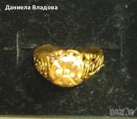 Златен дамски пръстен, снимка 2 - Пръстени - 56183893