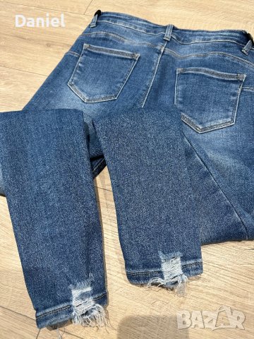 Сини дънки слим, снимка 4 - Дънки - 44312599