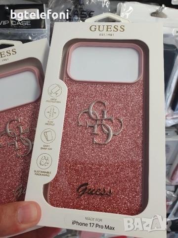 iPhone 17 Pro , iPhone 17 Pro Max GUESS лукс гърбове, снимка 2 - Калъфи, кейсове - 51695034