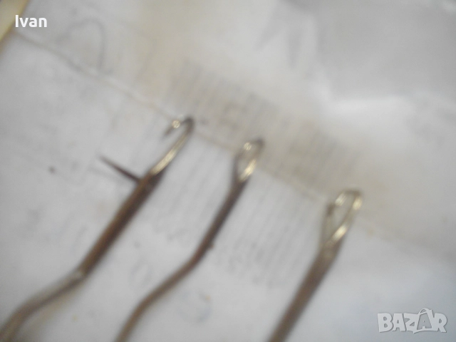 Нов немски оригинален к-т 3 бр. куки за макраме плетива от въже и дебела прежда Старо качество, снимка 16 - Други инструменти - 51555868