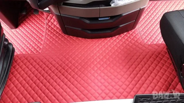 Комплект стелки от еко кожа за MAN TGX след 2020 г. с автоматични скорости, снимка 5 - Аксесоари и консумативи - 55868606