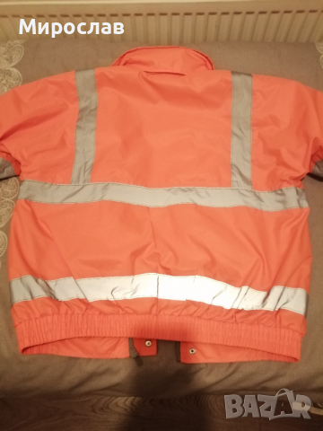 зимно Hi-Vis светлоотразително яке, снимка 4 - Якета - 36250696