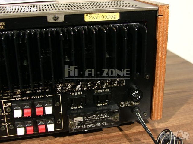 РЕСИВЪР  Sansui qrx-9001 /2 , снимка 13 - Ресийвъри, усилватели, смесителни пултове - 33868860