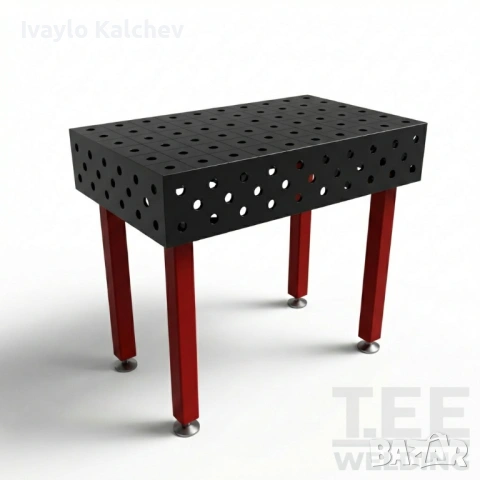 Заваръчна маса 1000×600 мм (8 мм плот) | ЛИЗИНГ