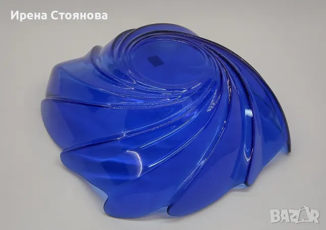 Стъклена фруктиера в синьо. , снимка 6 - Аксесоари за кухня - 49324404