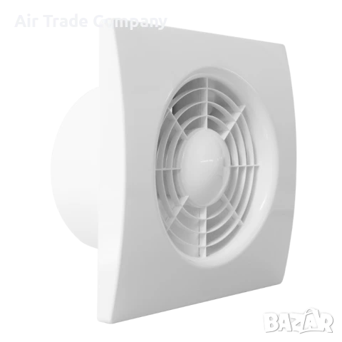 QS/ Ø120 BB – Вентилатор за баня с клапа и сачмени лагери