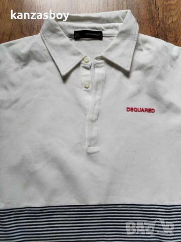 dsquared2 - страхотна мъжка тениска КАТО НОВА Л, снимка 3 - Тениски - 50526065