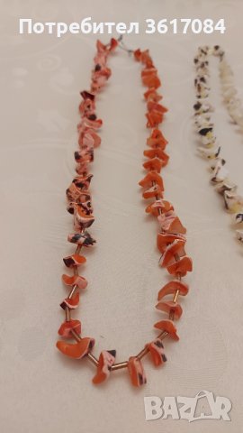 Колие, гердан, огърлица от естествен седеф, снимка 3 - Колиета, медальони, синджири - 39379285