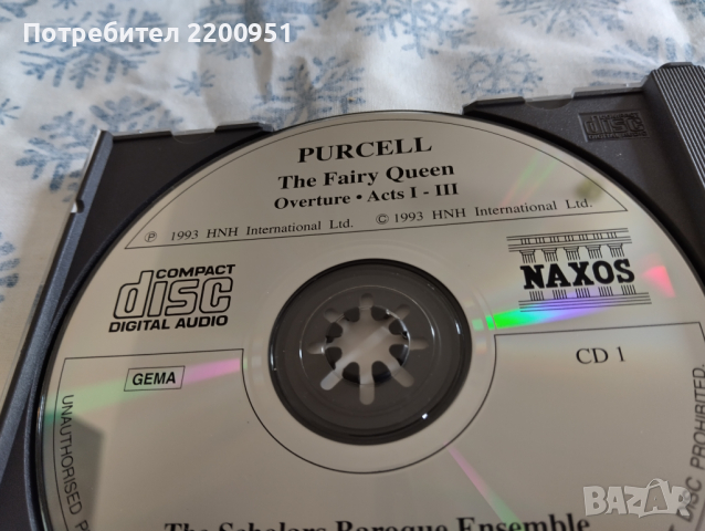 HENRY  PURCELL, снимка 4 - CD дискове - 44782372