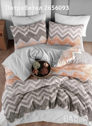  ПАМУЧНО СПАЛНО БЕЛЬО , снимка 3 - Спално бельо - 52644217