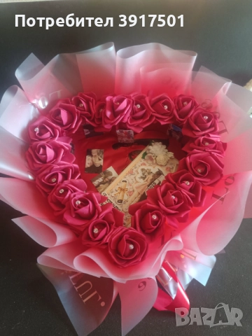 Вечни букети, снимка 3 - Ръчно изработени сувенири - 52789751