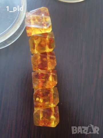 Нова руска гривна кехлибар, снимка 3 - Гривни - 41843786