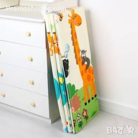 Детска термо постелка / Килимче за игра с две лица 180x200x1 см + чанта за съхранение , снимка 11 - Други - 39422828