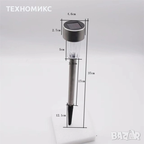 Комплект от 6 броя LED соларни лампи, снимка 9 - Соларни лампи - 53809673