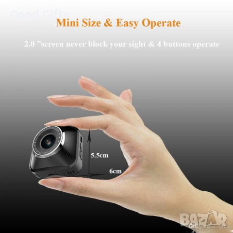 ВИДЕОРЕГИСТРАТОР WIFI DASHBOARD 1080P 2" ЕКРАН, снимка 5 - Аксесоари и консумативи - 39296440