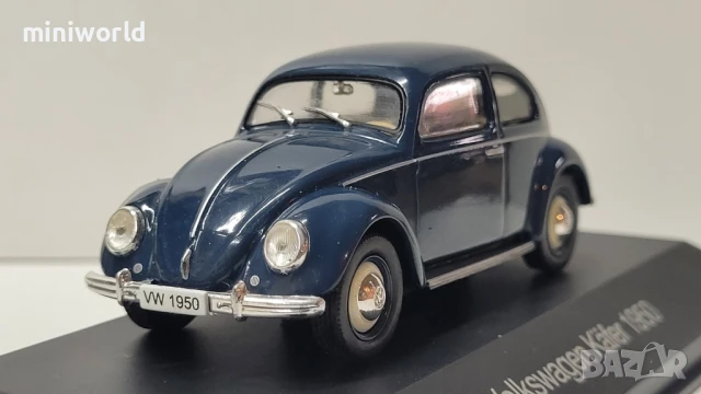 Volkswagen Kafer 1950 - мащаб 1:43 на DeAgostini моделът е нов в PVC дисплей-кейс