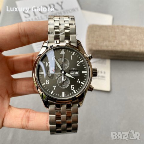 Мъжки часовник IWC Pilots Watch Chronograph с кварцов механизъм