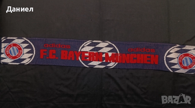 Винтидж шал на Байерн Мюнхен , снимка 2 - Футбол - 52383083
