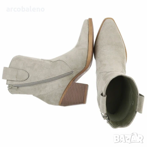 Дамски уестърн и байкърски ботуши, 6цвята , снимка 6 - Дамски ботуши - 51134492