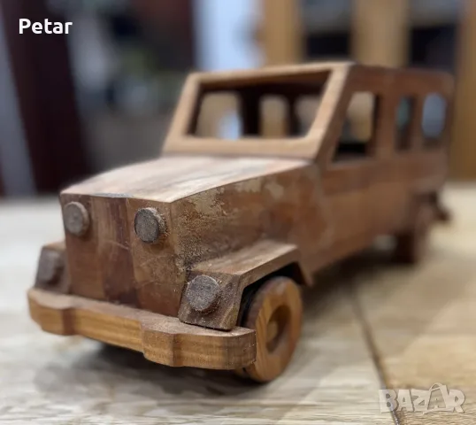 Jeep Wrangler - Дървена детска играчка, дървена кола, снимка 2 - Коли, камиони, мотори, писти - 55838455