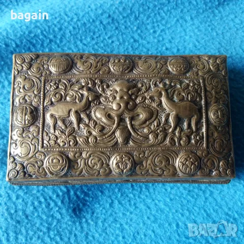 Свастика, кутия, Тибет. 19-ти век., снимка 2 - Антикварни и старинни предмети - 56187957