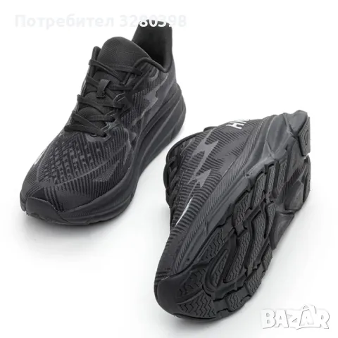 Мъжки маратонки за джогинг, тичане и ежедневие модел: M9144-1 All Black, снимка 3 - Маратонки - 50059003