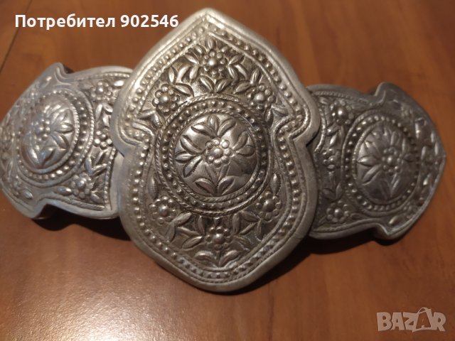 1911 г. Големи сребърни македонски пафти., снимка 1