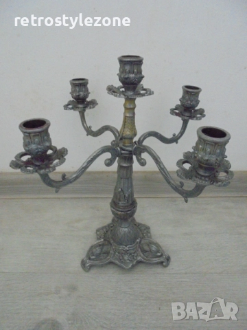 № 8241 Стар свещник в бароков стил  