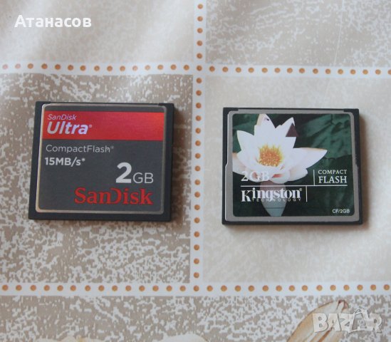 Compact Flash CF Memory Card , снимка 3 - Чанти, стативи, аксесоари - 41496685