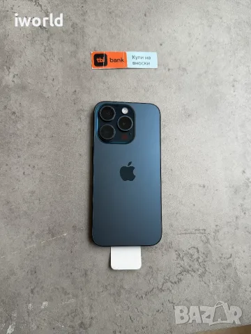 100%🔋 iPhone 15 PRO Лизинг от 19€/мес  Blue Titanium / син 100% батерия 128GB❗️