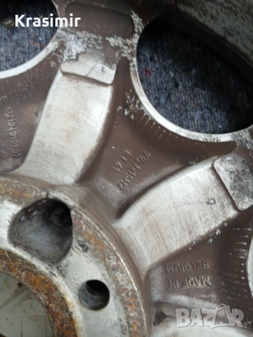 Оригинални алуминиеви джанти Mercedes 16” 5x112 – 7.5J ET41 (Made in Belgium), снимка 4 - Гуми и джанти - 52014704