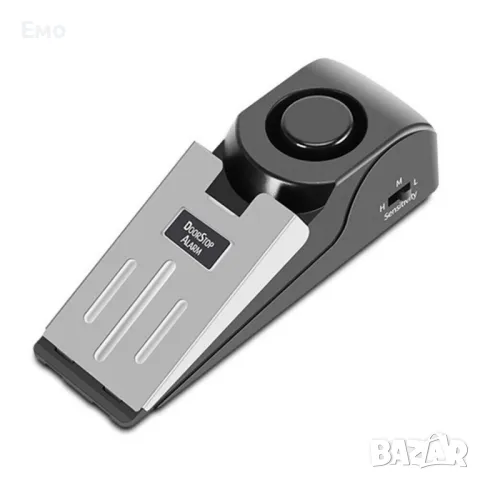 Стопер за врата с вградена аларма Door stop alarm, модел DS080W TV984, снимка 10 - Други - 48164254