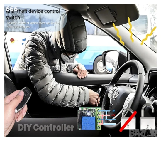 Универсален безжичен дистанционен превключвател, снимка 5 - Друга електроника - 53302220