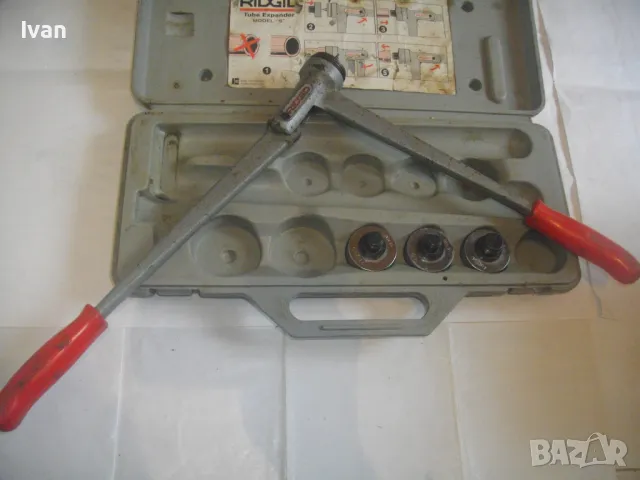 RIDGID EXPANDER РЪЧЕН КАЛИБРАТОР ЕКСПАНДЕР РИДГИД ЗА РАЗШИРЕНИЕ НА ТРЪБИ С ЕКСТРАКТОРИ 22мм 18мм 16м, снимка 7 - Други инструменти - 48998283