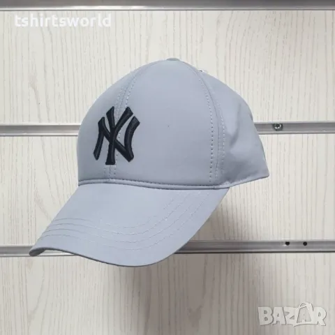 Нова шапка с козирка New York (Ню Йорк) в светлосив цвят, унисекс, снимка 2 - Шапки - 47672022