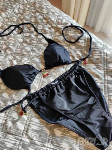 черно банско cherry , снимка 2 - Бански костюми - 55740280
