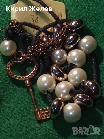 СТИЛНА МОДНА АРТ ОГЪРЛИЦА КОЛИЕ ВИНТИДЖ УКРАШЕНИЕ 47337, снимка 12 - Колиета, медальони, синджири - 47284596