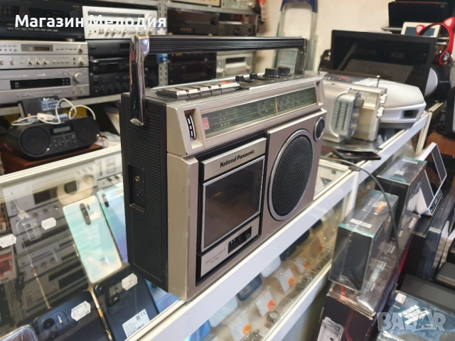 Радиокасетофон National Panasonic RX-1550 Работи на радио и касета. Радиото има само средни къси въл, снимка 9 - Радиокасетофони, транзистори - 49218863
