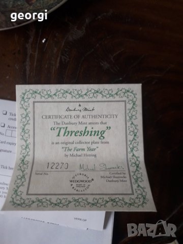 Декоративна порцеланова чиния , снимка 6 - Декорация за дома - 34281983