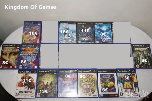 Игри за PS2 Peter Pan Neverland/Ace Combat/Space Invaders/Operation Winback/NBA/Eragon/The Seed