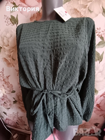 дамска зелена риза 