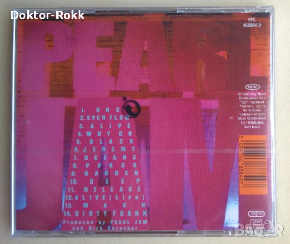 Pearl Jam – Ten 1992 (CD) , снимка 2 - CD дискове - 42486861