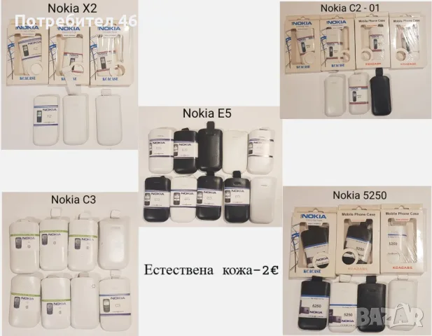 Калъф за Nokia 500,603,700,E71,E72,6700,C7,C3,6300,X2,X6,X7,E5,5250,C6,C3,N8,N9,E6,7230,HTC,Blackber, снимка 4 - Калъфи, кейсове - 52317492