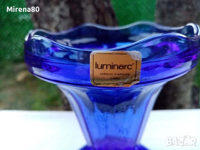 * LUMINARC * - синя бонбониерка , снимка 2 - Други - 41728341