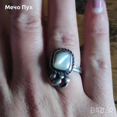 Стар сребърен пръстен (32), снимка 7 - Пръстени - 40539281