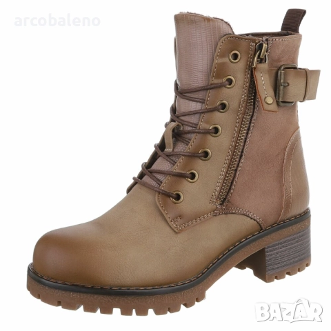 Дамски боти с връзки, 5цвята , снимка 7 - Дамски боти - 52262428