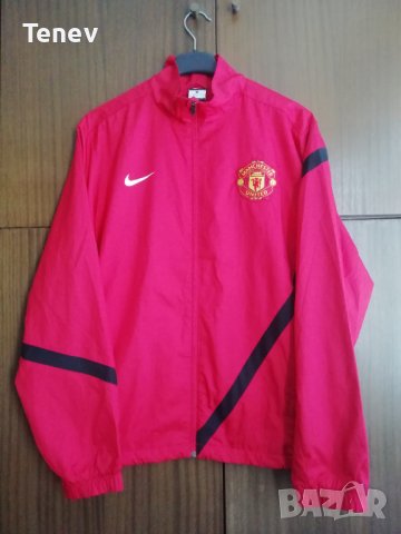 Manchester United Nike оригинално яке Манчестър Юнайтед горнище L, снимка 1 - Спортни дрехи, екипи - 41922606